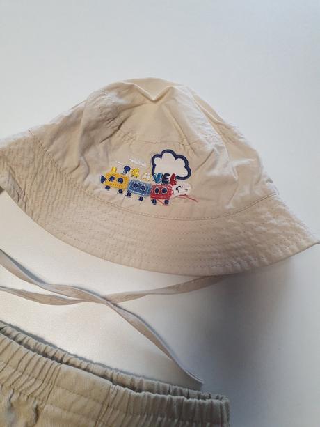 Klobúčik a krásne nohavice pre chlapca veľ. 74, 74