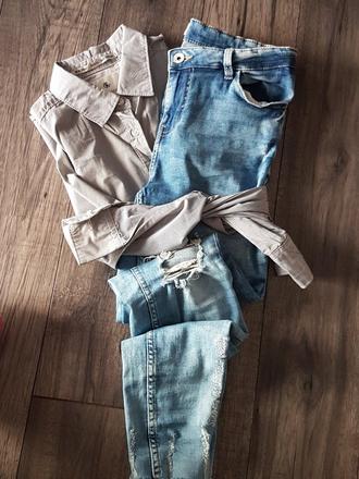 Pruhovaná biznis predlžená košeľa maison scotch, s