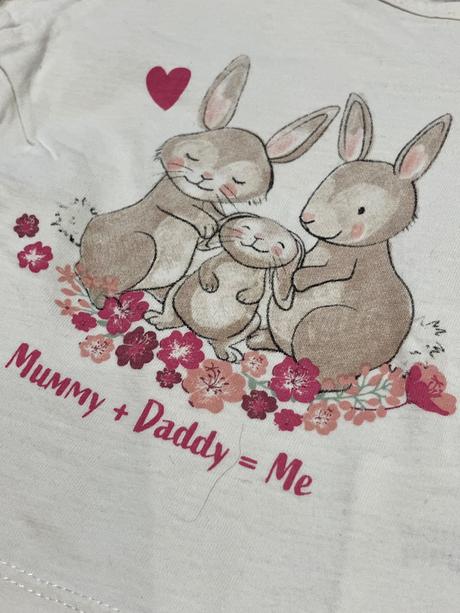 Dievčenské tričko so zajačikmi (62), dopodopo,62