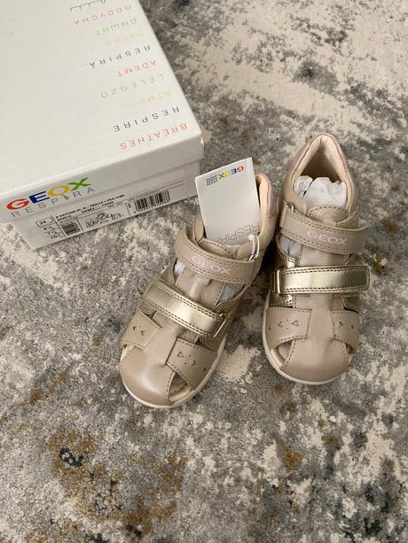 Nové geox kožené sandalky, geox,25