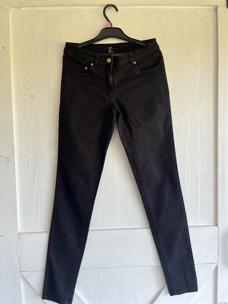 Čierne skinny h&m, h&m,s