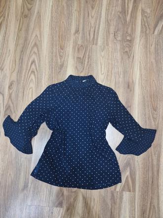 Bodkovana bluzka, h&m,s