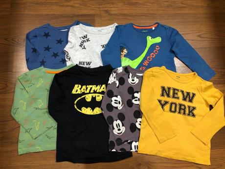 Balík tričiek 104, 104–116