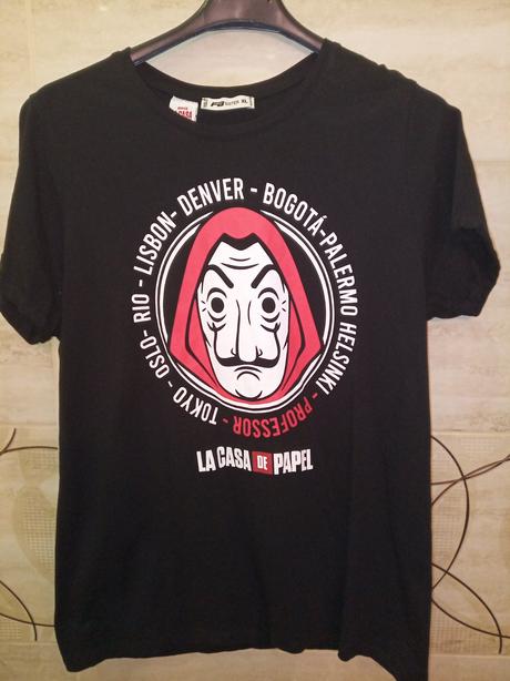 Tričko money heist, new yorker,xl