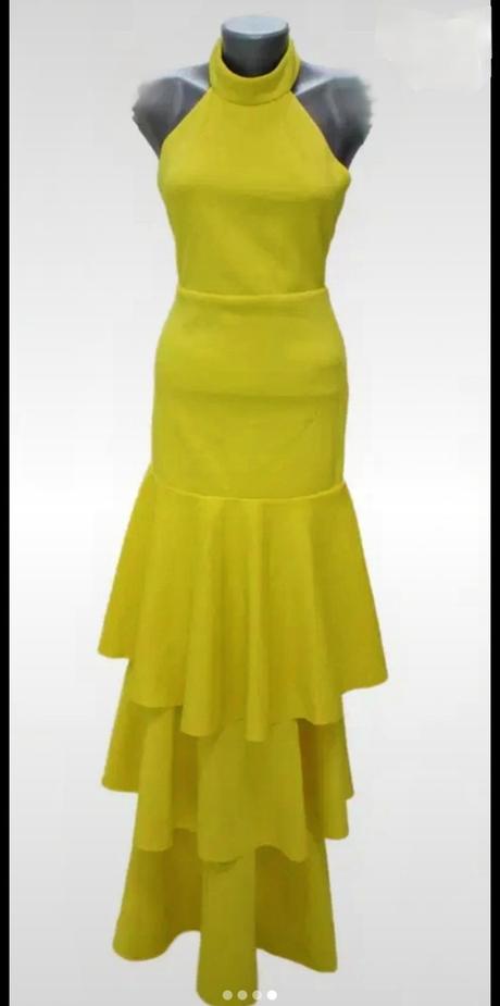 Žlté šaty, xs