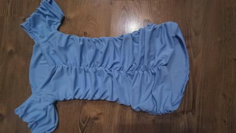 Bledomodré šaty takmer nenosené, m