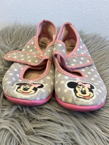 Dievčenské bodkované papuče minnie (30), disney,30
