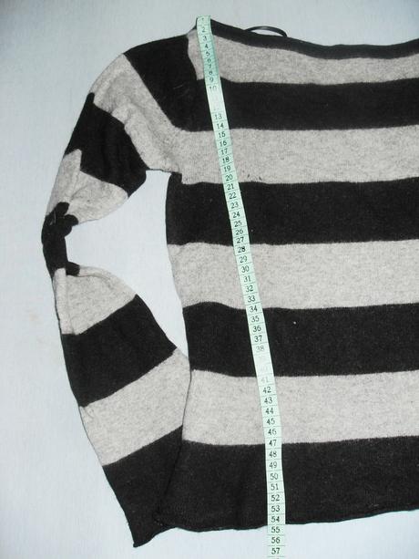 Páskovaný pulóvrik s rozšírenými rukávmi, h&m,s