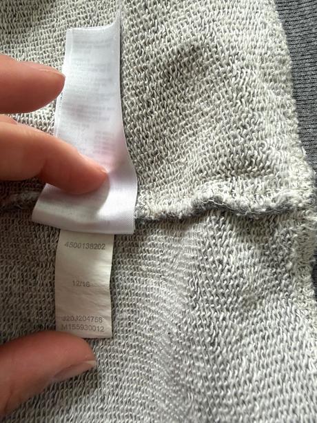 Calvin klein jeans šedé mikinové šaty/tunika veľko, calvin klein,m