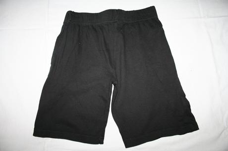 Chlapčenské čierne bavlnené šortky, 128