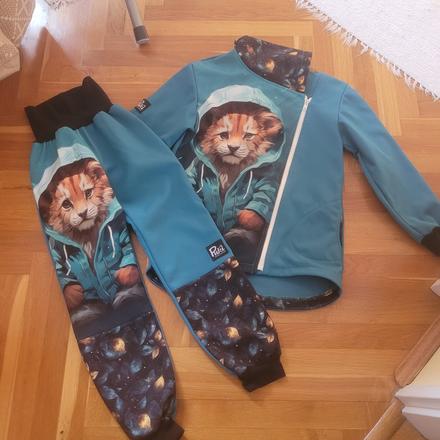 Softshell súprava little puki, 122