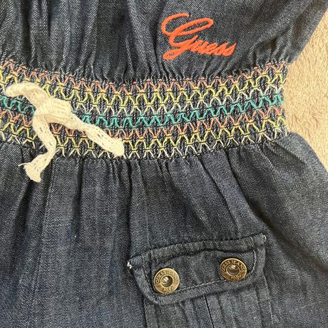 Guess tenký rifľový overal vel.4, guess,104