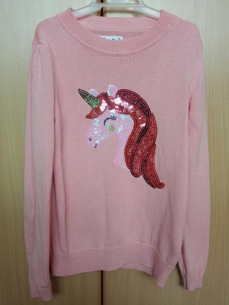 Svetrík - jednorožec, c&a,128