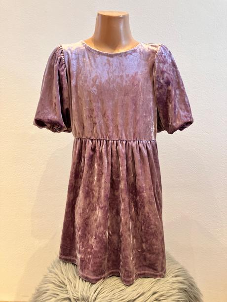 Dievčenské velúrované šaty h&m (110-116), h&m,110