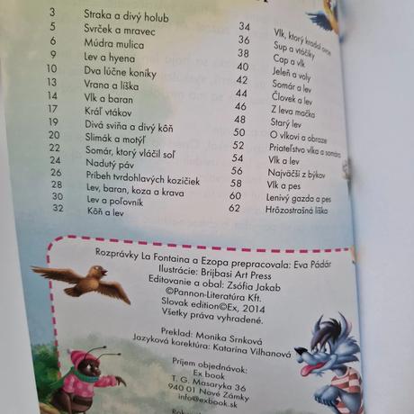 Rozprávky o zvieratkách svrček a mravec, 