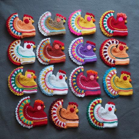 Veľkonočné sliepočky - obaly na vajíčka, 