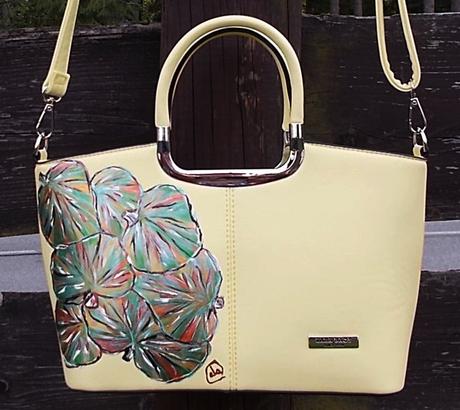 Ručne maľovaná kabelka 77, handmade, 