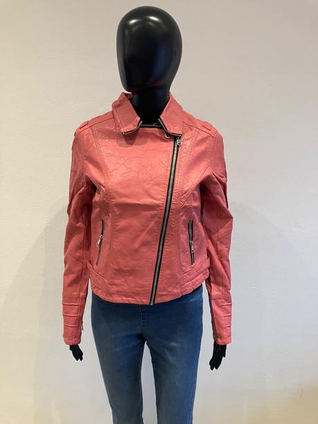 Dámsky koženkový kabát river island (38), river island,m