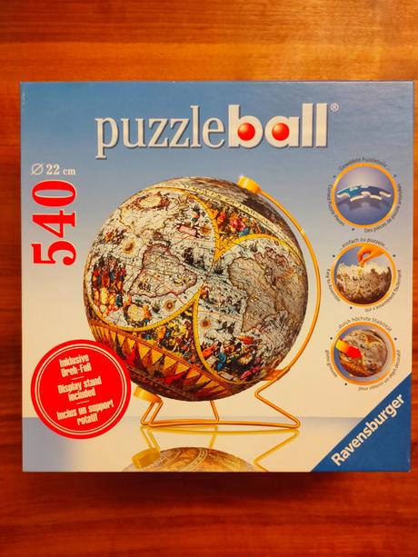 Puzzle 3d historická mapa sveta, 