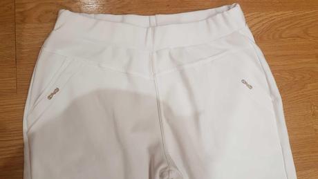Biele 3/4 nohavice v. xl, xl