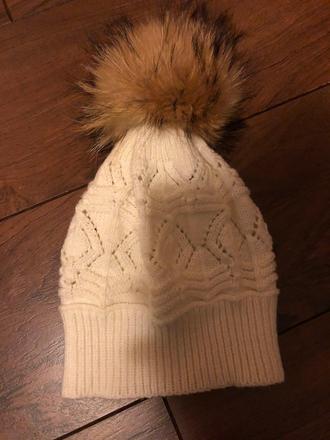 Dámska krémová čiapka, m