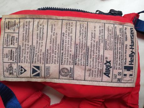 Zachranna vesta baby vel. 3-10 kg, xs