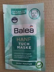 Textilná pleťová maska Hanf Balea