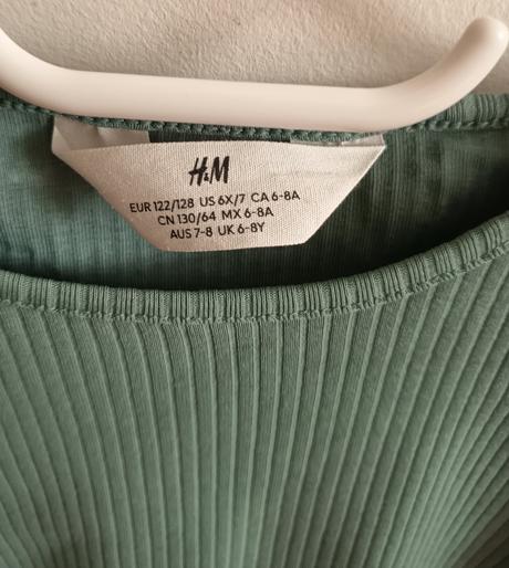 Rebrovaný top, h&m,122