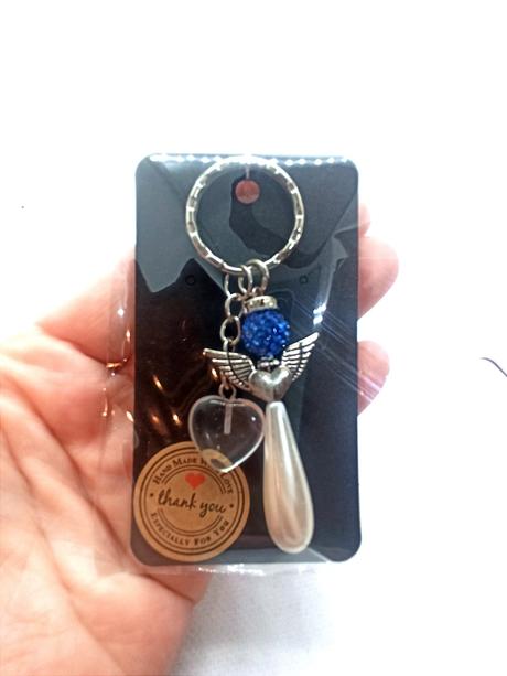 Kľúčenka anjel+srdce, 