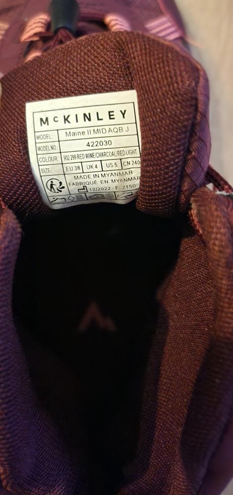 Turistické topánky, mc kinley,38