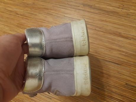 Richter kožené topánky fialkové, richter,35