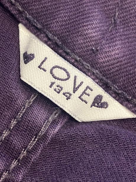 Dievčenské rifle fiaľové (134), 134