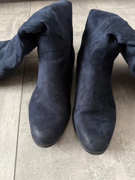 Semišové vysoké čižmy, 38