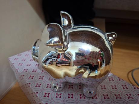 Keramická/hlinená pokladnička,