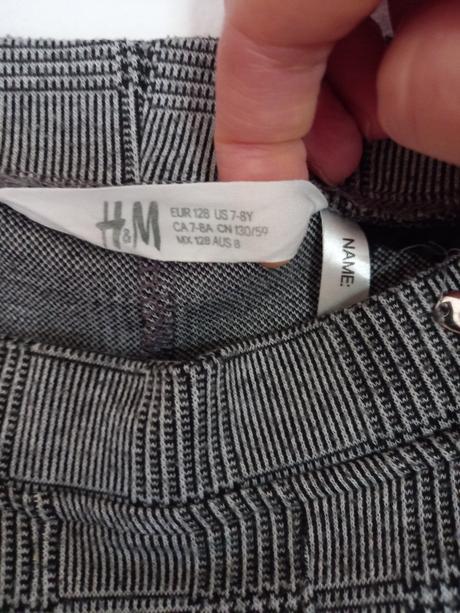 Nohavice dievčenske, h&m,128
