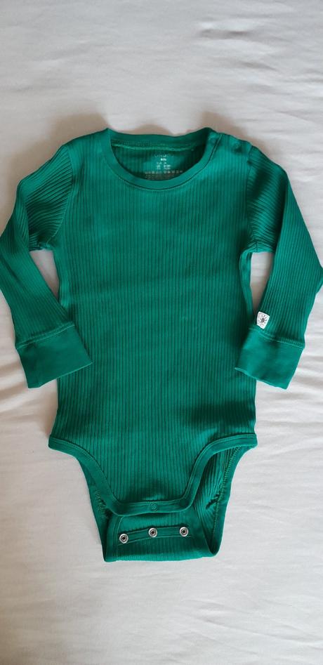 Rebrovaná zelená súprava, lindex,74