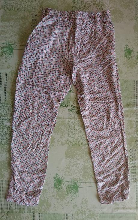 Dievčenské nohavice s farebným vzorom na leto zara, zara,152