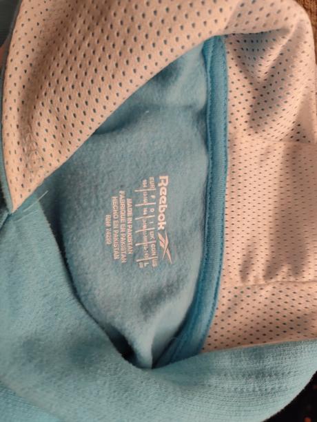 Mikinka jemne zateplená, reebok,164