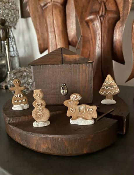 Mini pidi perníkové ozdoby ( sada 4 ks ),