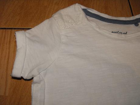 Biele tričko zn. next, next,104