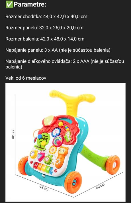 Chodítko 5v1, 
