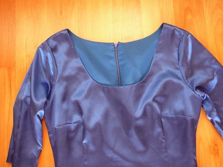 Kralovsky modre šaty 1xoblečene, 38