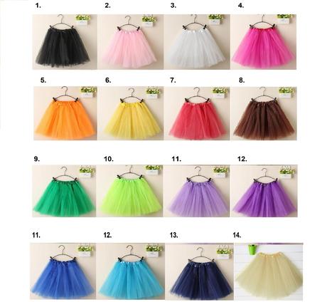 Tutu sukna tylova rozne farby a velkosti v ponuke, <50 - xs