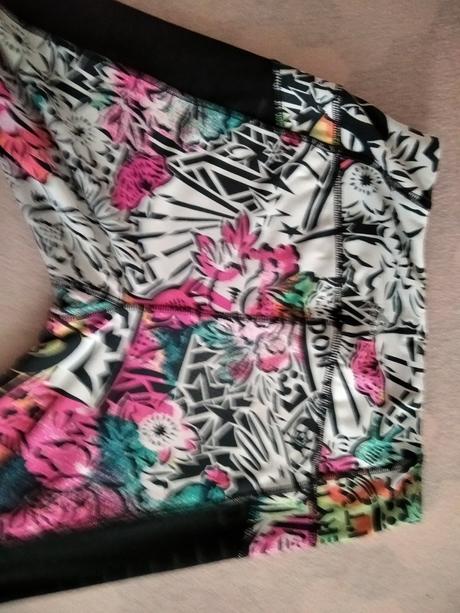 Farebné legíny, reebok,s