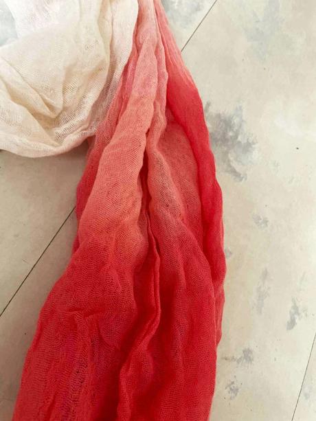 Tieňovaná ombré šatka, reserved,xxxl