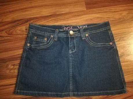 Džínsová mini sukňa, 38