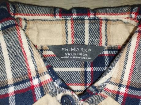 Flanelová košeľa, primark,116