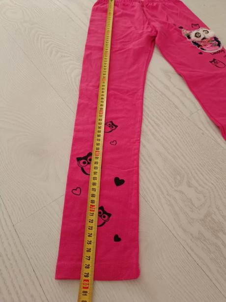 Ružové legíny so sovou, 140