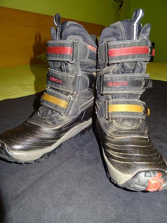 Sivé čižmy geox, geox,30