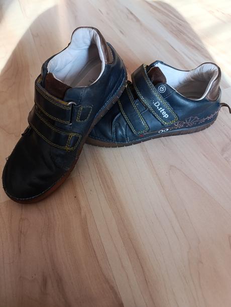 Kožené prechodné topánky d.d.step, d.d.step,35